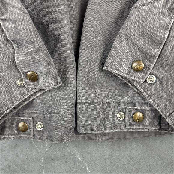 Vintage Carhartt Detroit Blanket Lined Work Jacket J97 MTL Duck Canvas USA - 2XL - Picture 8 of 8